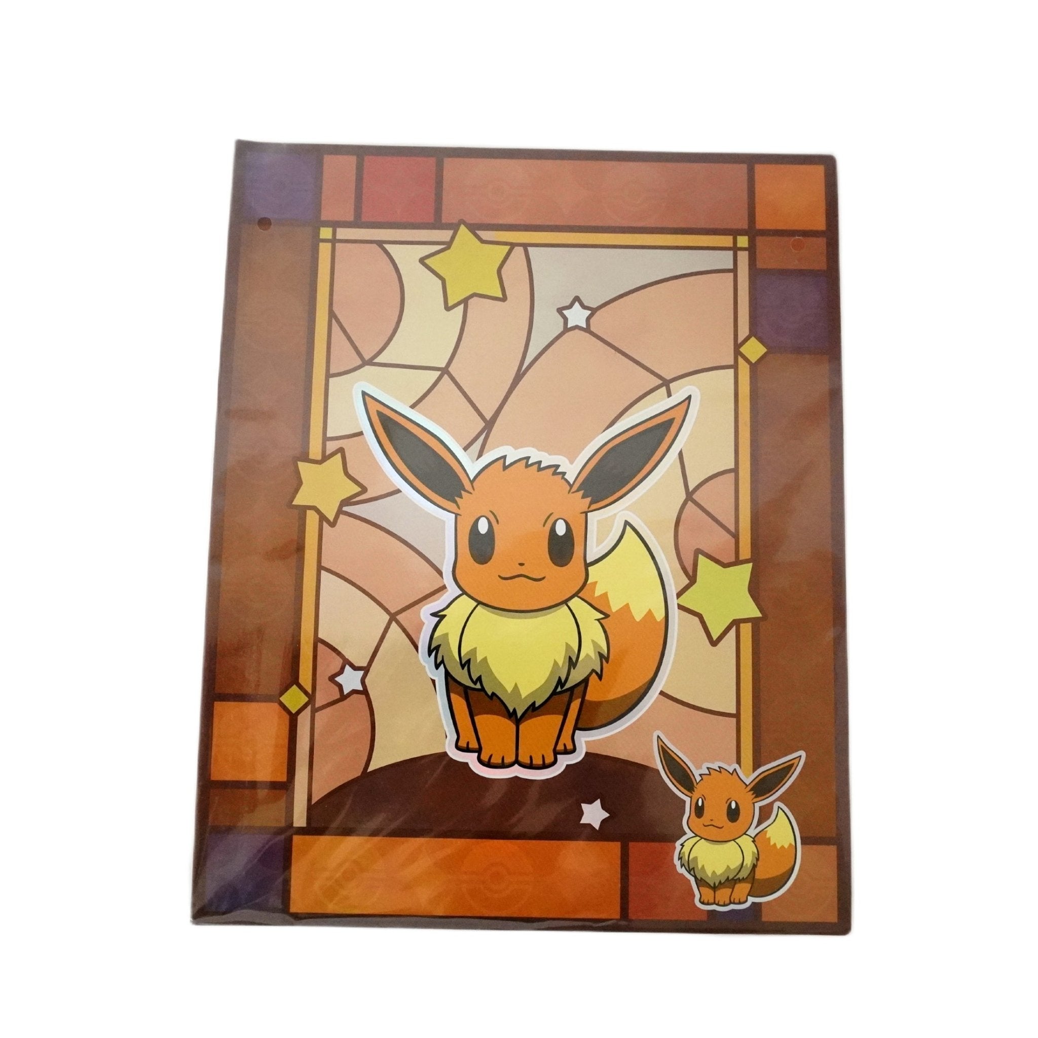 Pokémon Binder Gem Pack Vol. 2 Evoli Vorderansicht (chinesisch) – exklusiver Pokémon Sammelordner für chinesische TCG Karten, hochwertiger Evoli Binder mit Premium Hüllen, kaufen bei Habibicards