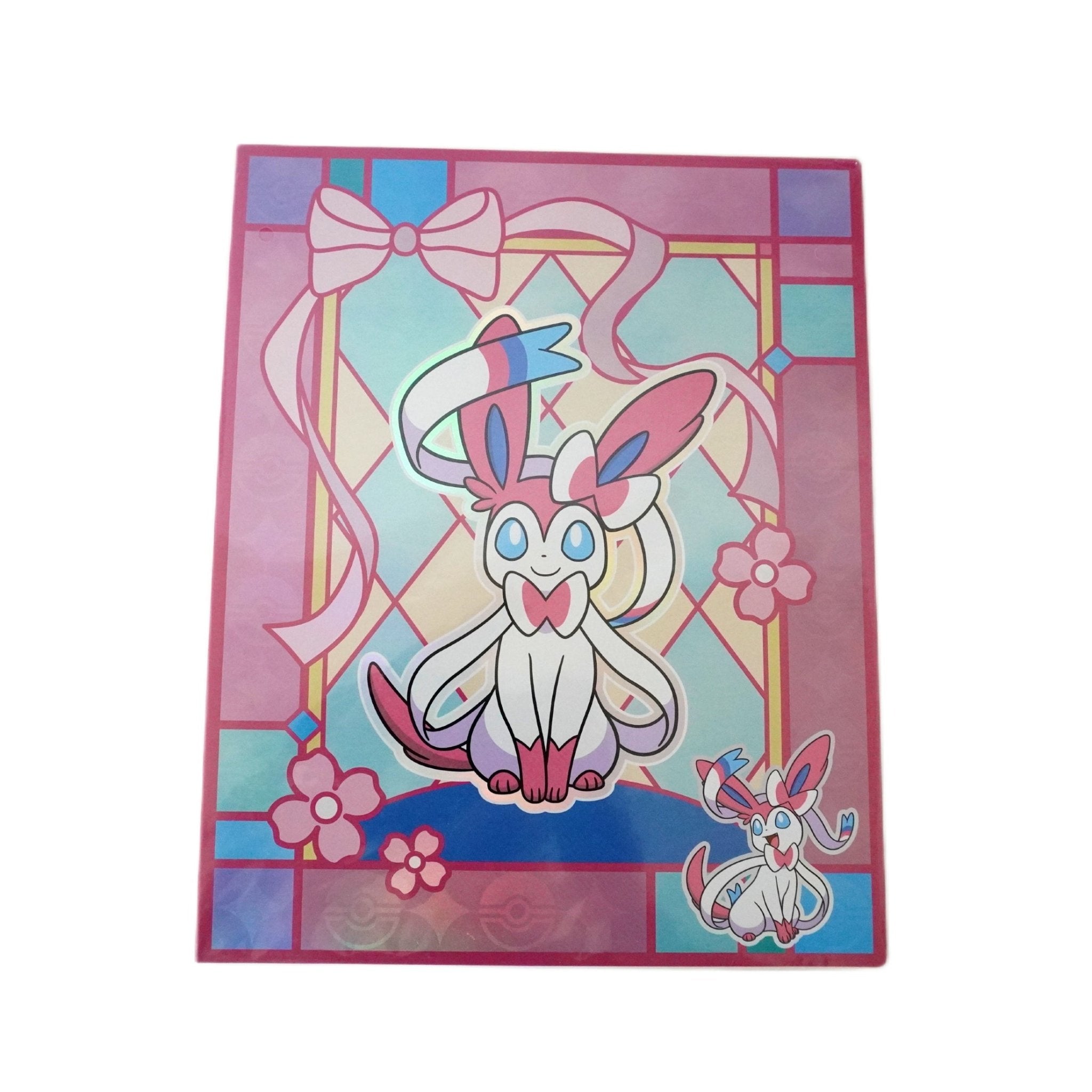 Pokémon Binder Gem Pack Vol. 2 Feelinara Vorderansicht (chinesisch) – exklusiver Pokémon Sammelordner für chinesische TCG Karten, hochwertiger Sylveon Binder mit Premium Hüllen, kaufen bei Habibicards