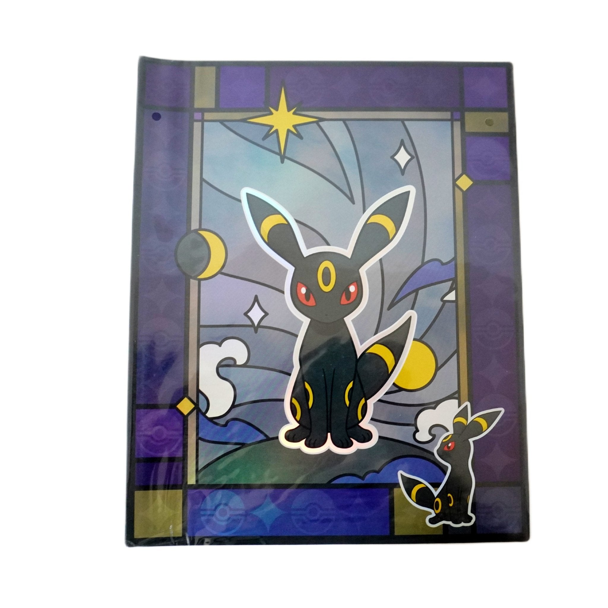 Pokémon Binder Gem Pack Vol. 2 Nachtara Vorderansicht (chinesisch) – exklusiver Pokémon Sammelordner für chinesische TCG Karten, hochwertiger Umbreon Binder mit Premium Hüllen, kaufen bei Habibicards