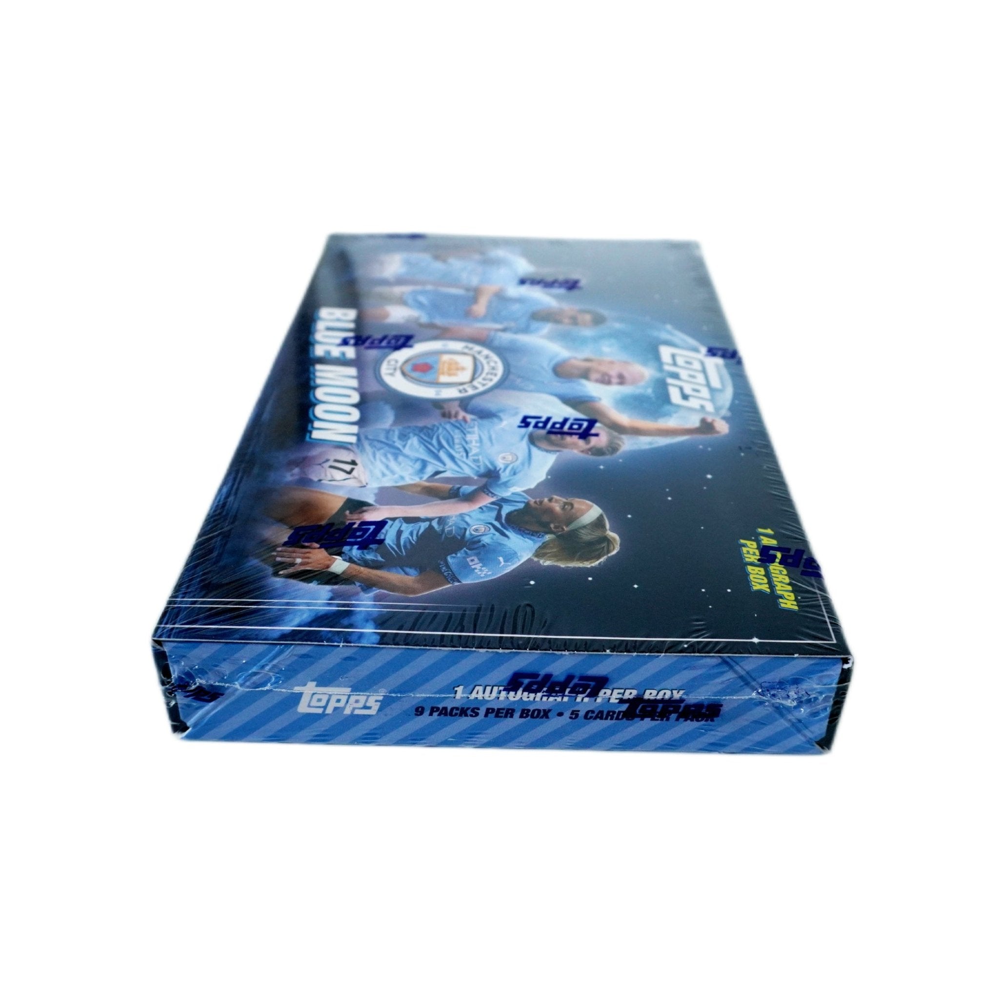 Beschreibung Topps Blue Moon Manchester City 2024/25 – Hintergrundinfos zur limitierten Club-Edition von Topps, Sammelprodukt mit exklusiven Manchester City Fußballkarten für Fans und Investoren