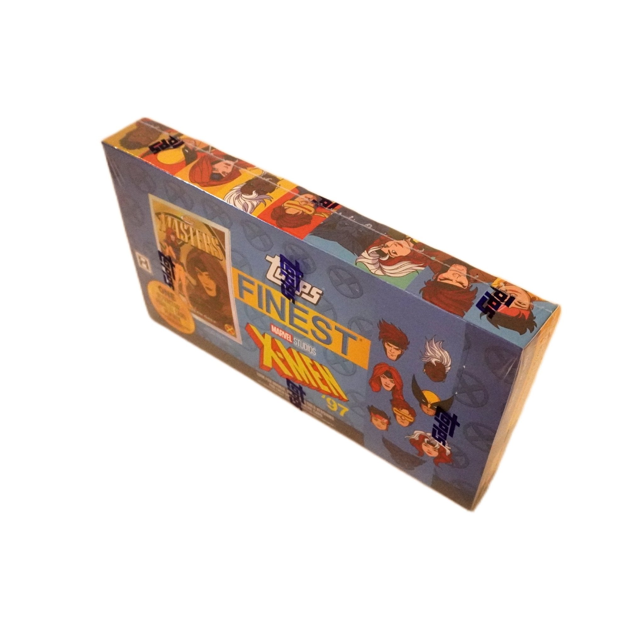 Topps Finest X-Men 97 Hobby Box 2025 linke Seite – X-Men Trading Cards im Finest-Design, limitierte Sammelkarten kaufen bei Habibicards