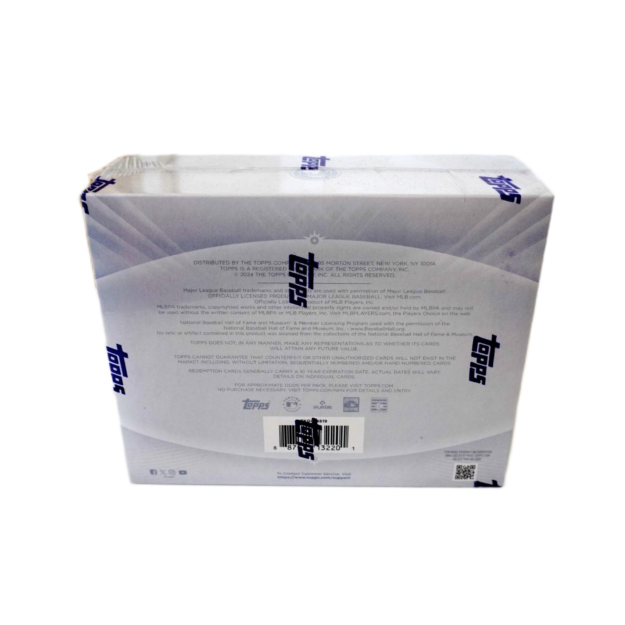 Topps Luminaries Baseball Hobby Box 2024 Seitenansicht – MLB Trading Cards Box, offizielle Topps Sammelkarten mit Autogrammen, Inserts und exklusiven Parallels kaufen bei Habibicards