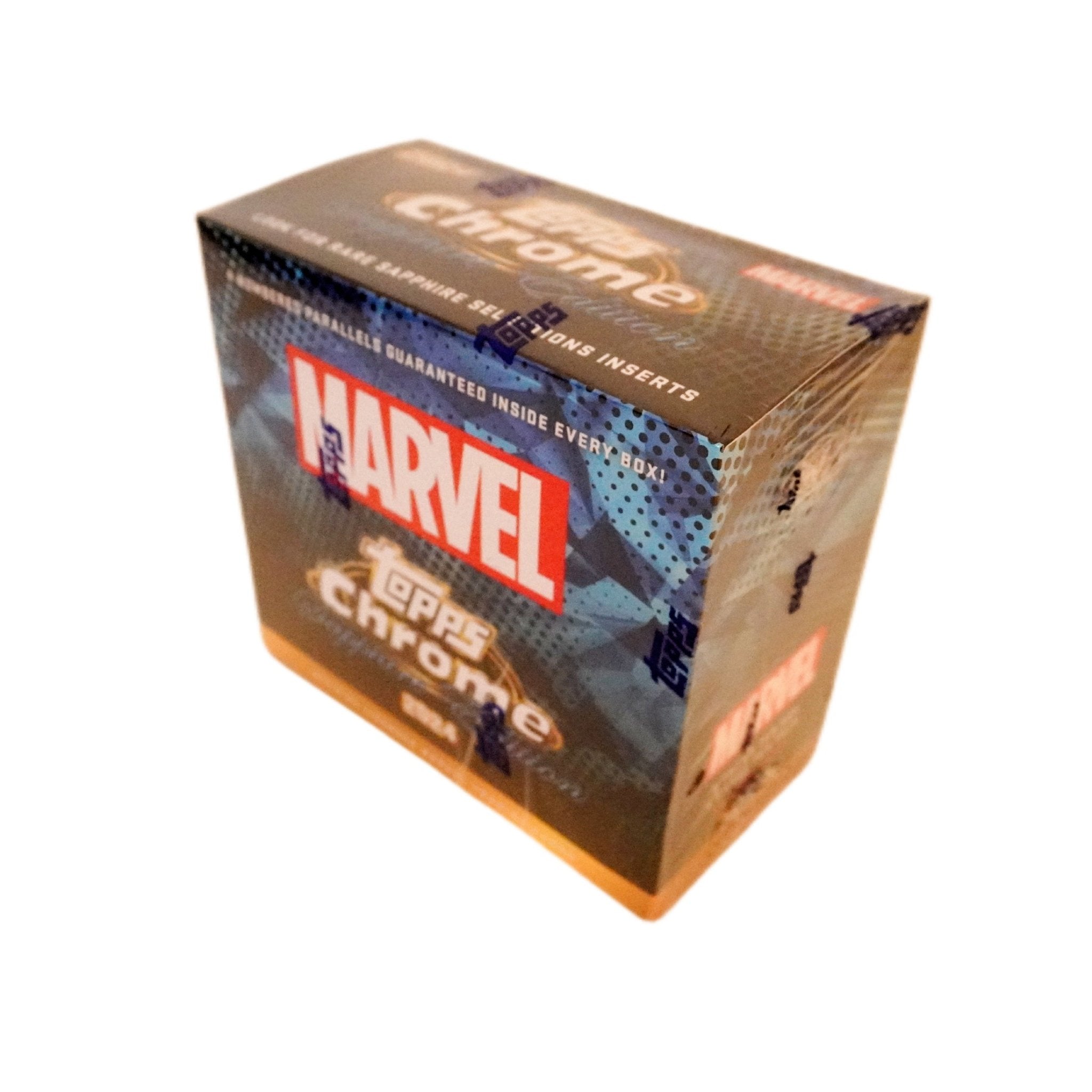 Topps Marvel Chrome Sapphire Edition 2024 Rückseite – originale Marvel Trading Cards Sapphire Edition mit exklusiven Parallels, Inserts und Collectors Inhalt kaufen bei Habibicards