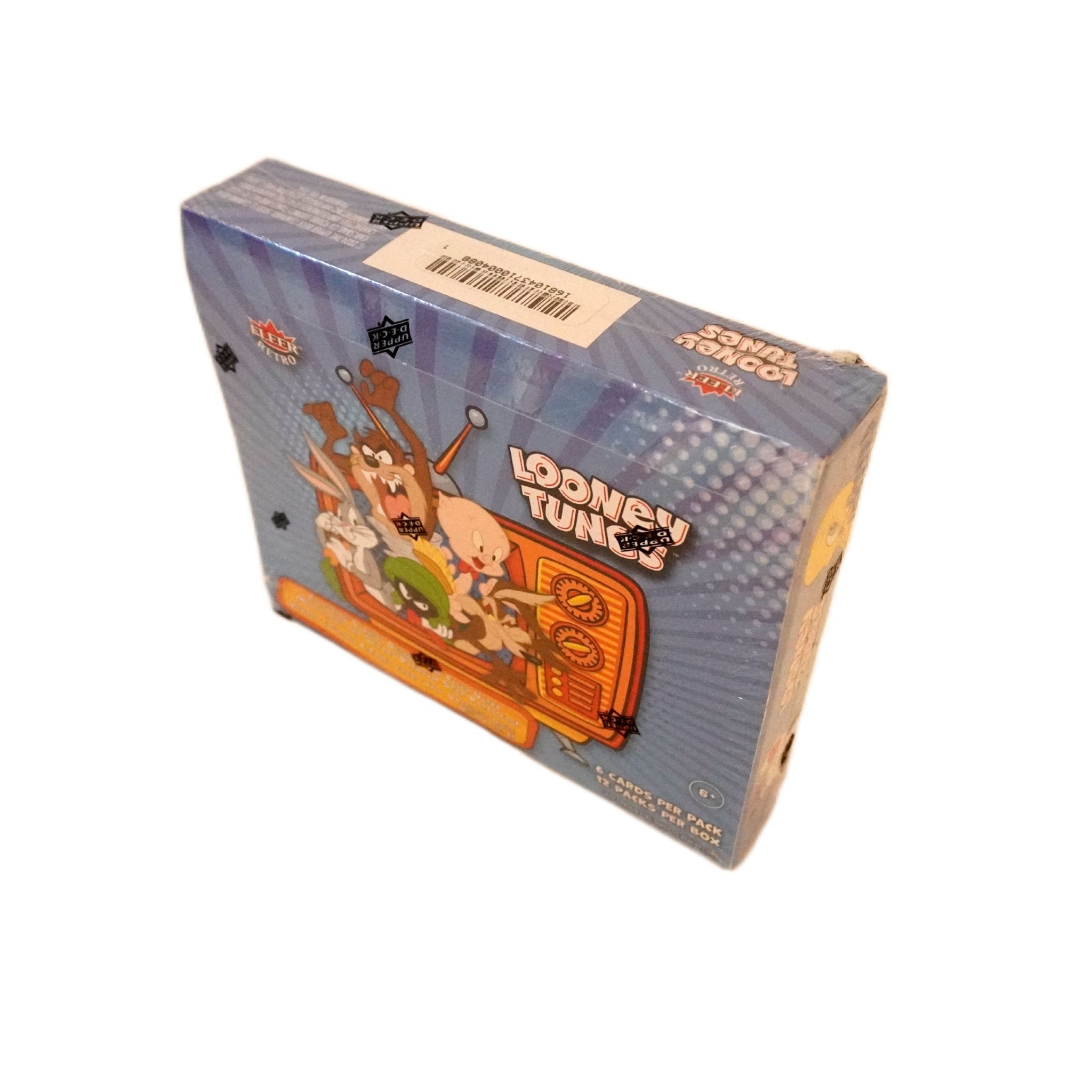 Upper Deck Fleer Retro Looney Tunes Hobby Box 2024 Rückseite – originale Hobby Box mit Looney Tunes Charakteren, Inserts & Collectors Cards kaufen bei Habibicards