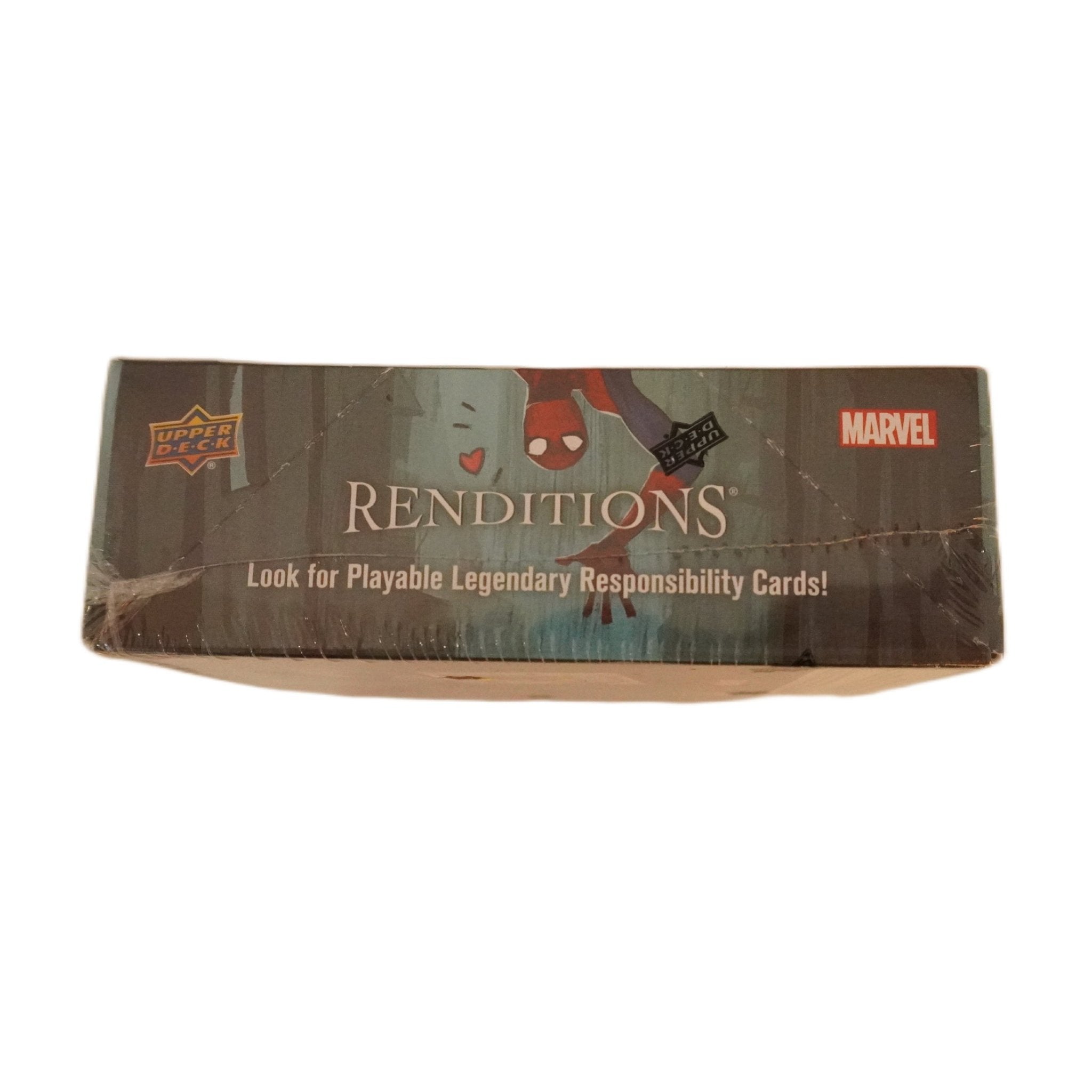Upper Deck Marvel Renditions Spider-Man Hobby Box 2024 rechte Seite – Hobby Box mit Spider-Man Sammelkarten, Original Art & exklusiven Inserts kaufen bei Habibicards