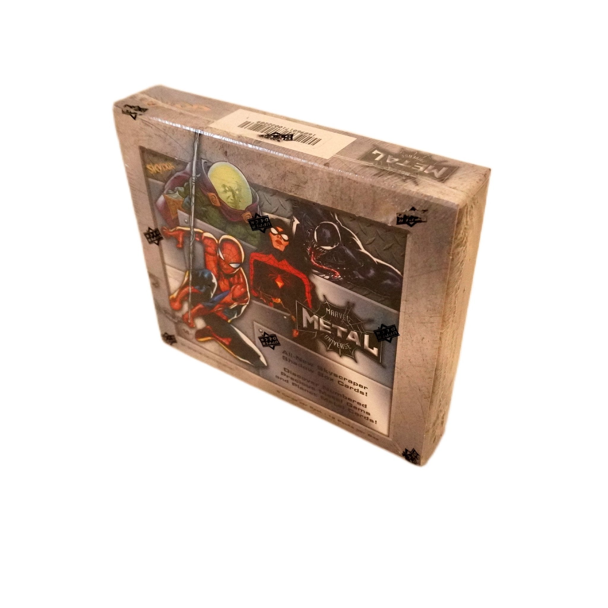 Upper Deck Marvel Spider-Man Metal Universe 2021 Rückseite – originale Hobby Box mit Spider-Man Trading Cards, Autogrammen, Inserts, Parallels & Collectors Hits kaufen bei Habibicards