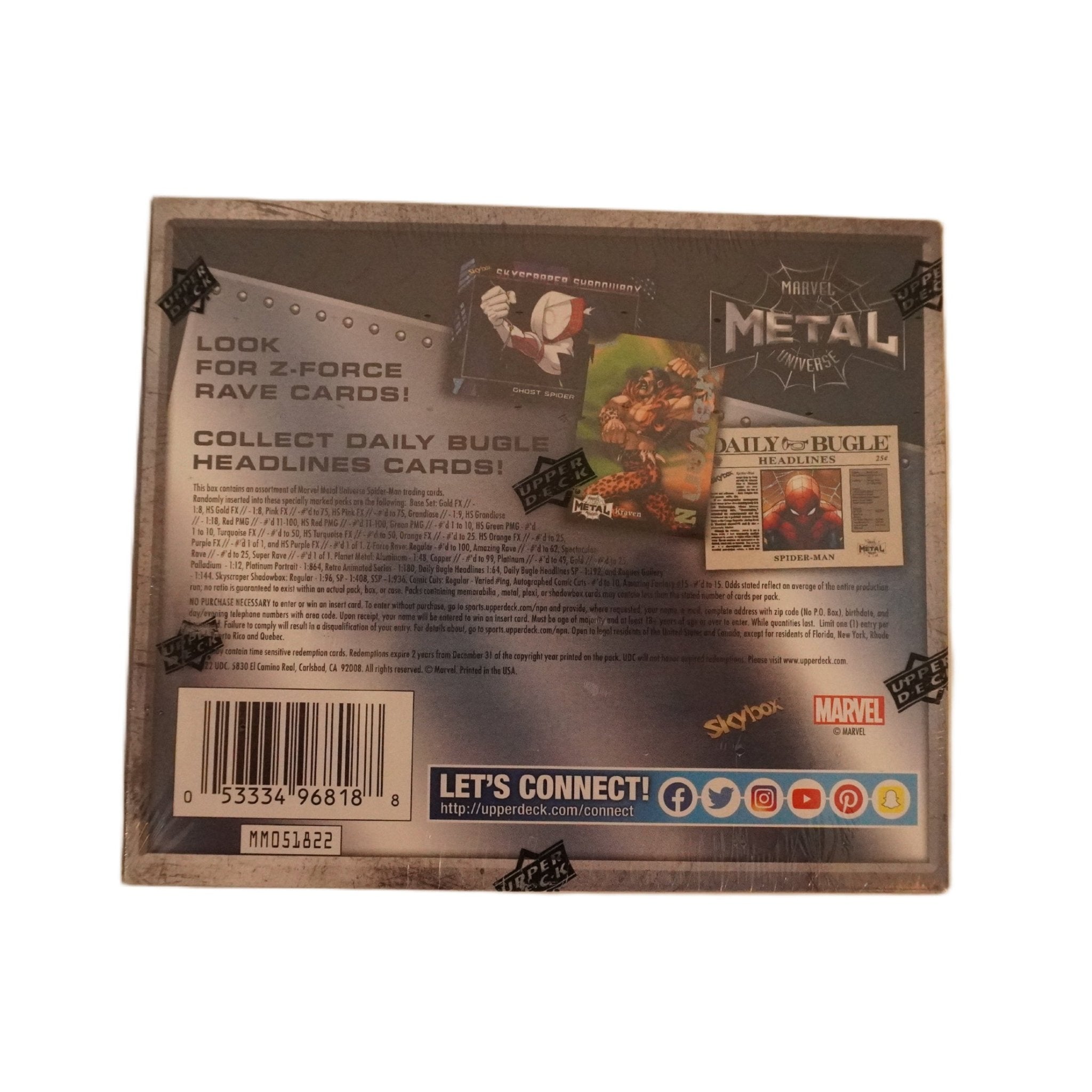 Upper Deck Marvel Spider - Man Metal Universe 2021 – Nostalgie trifft auf Hochglanz – bei Habibicards kaufen