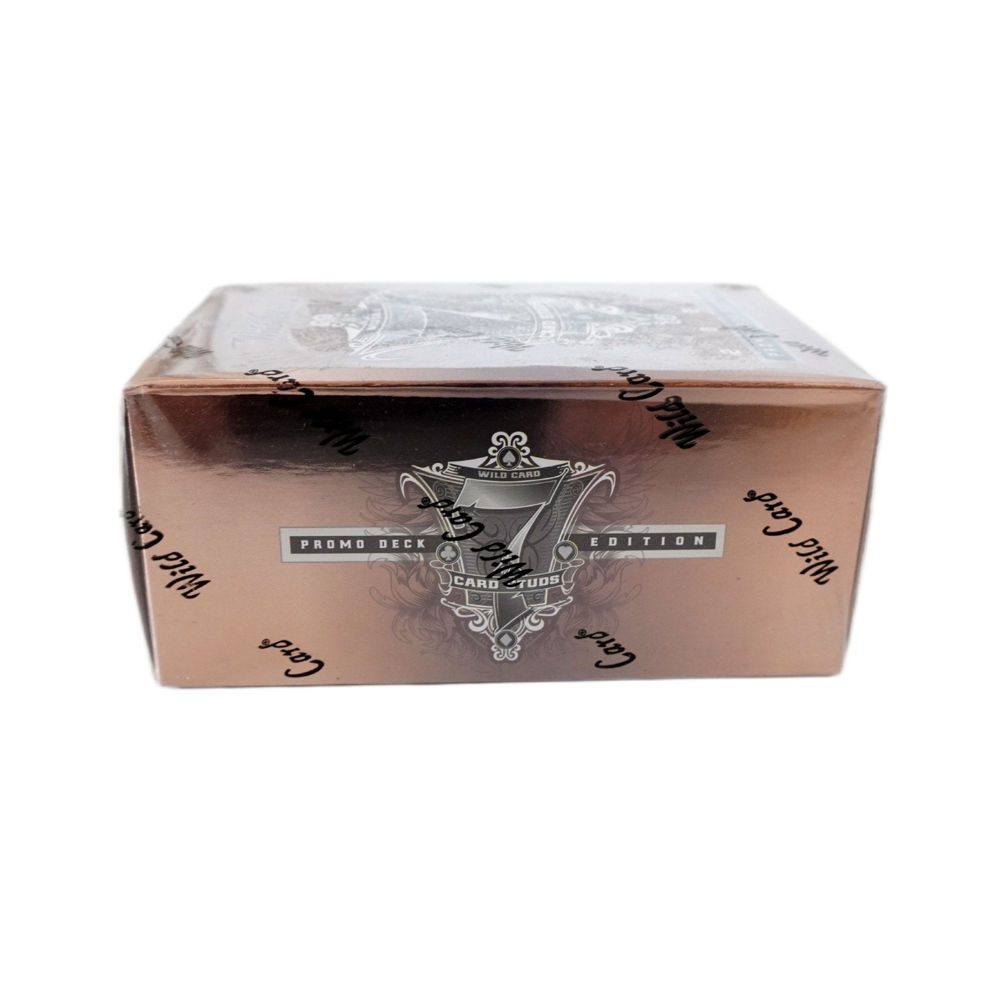 2024 Wild Card 7-Card Studs Metal Football Quarterback Edition Box rechte Seite – originale Football Sammelkarten Box, offizielles Wild Card Metal Trading Cards TCG Display 2024 online bestellen