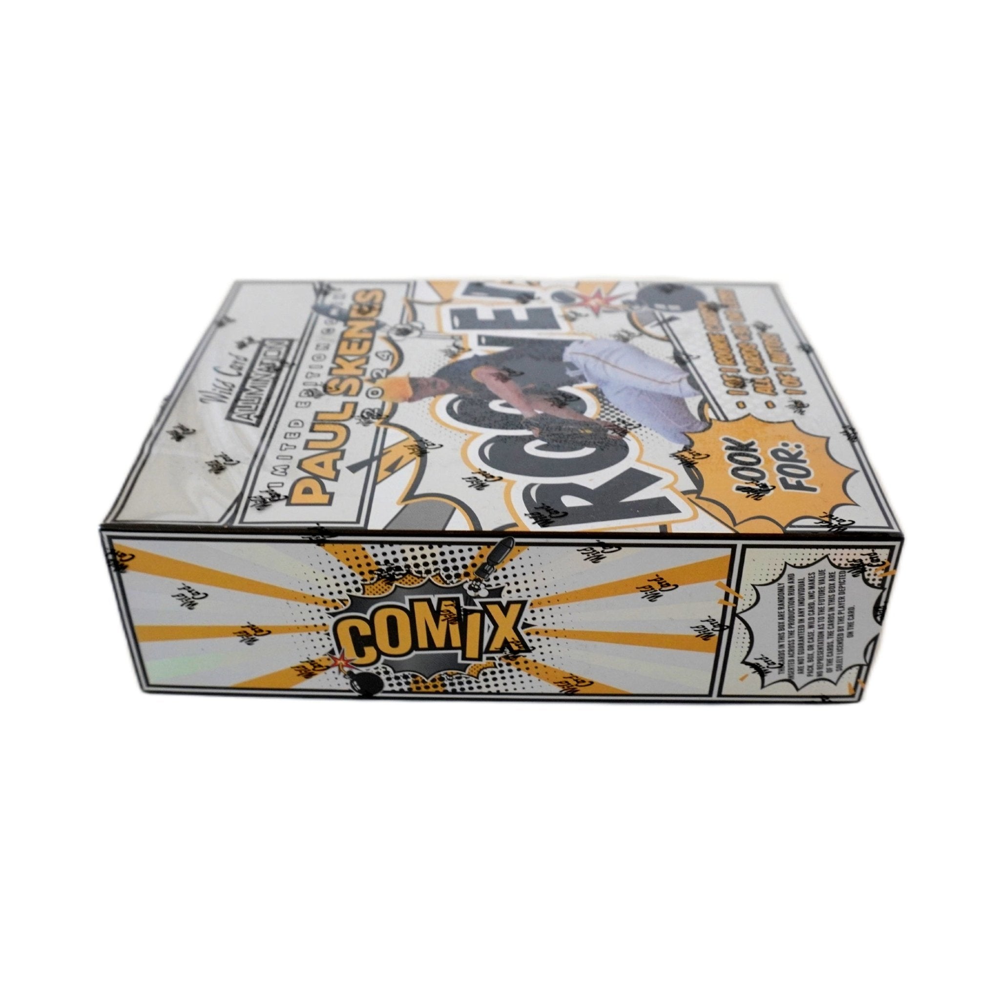 Wild Card Alumination Paul Skenes Rookie Comix Baseball 2024 rechte Seite – originale Hobby Box mit Premium Trading Cards, Rookie Hits, Autogrammen, Inserts und Collectors Cards kaufen bei Habibicards