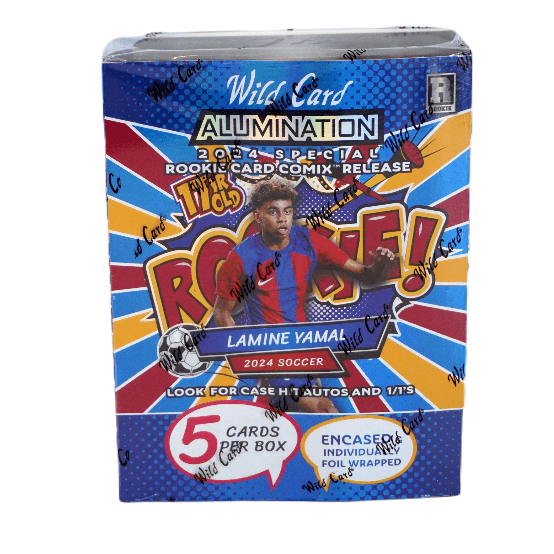 Wild Card Alumination Lamine Yamal Rookie Comix 2024 – Single Pack wit