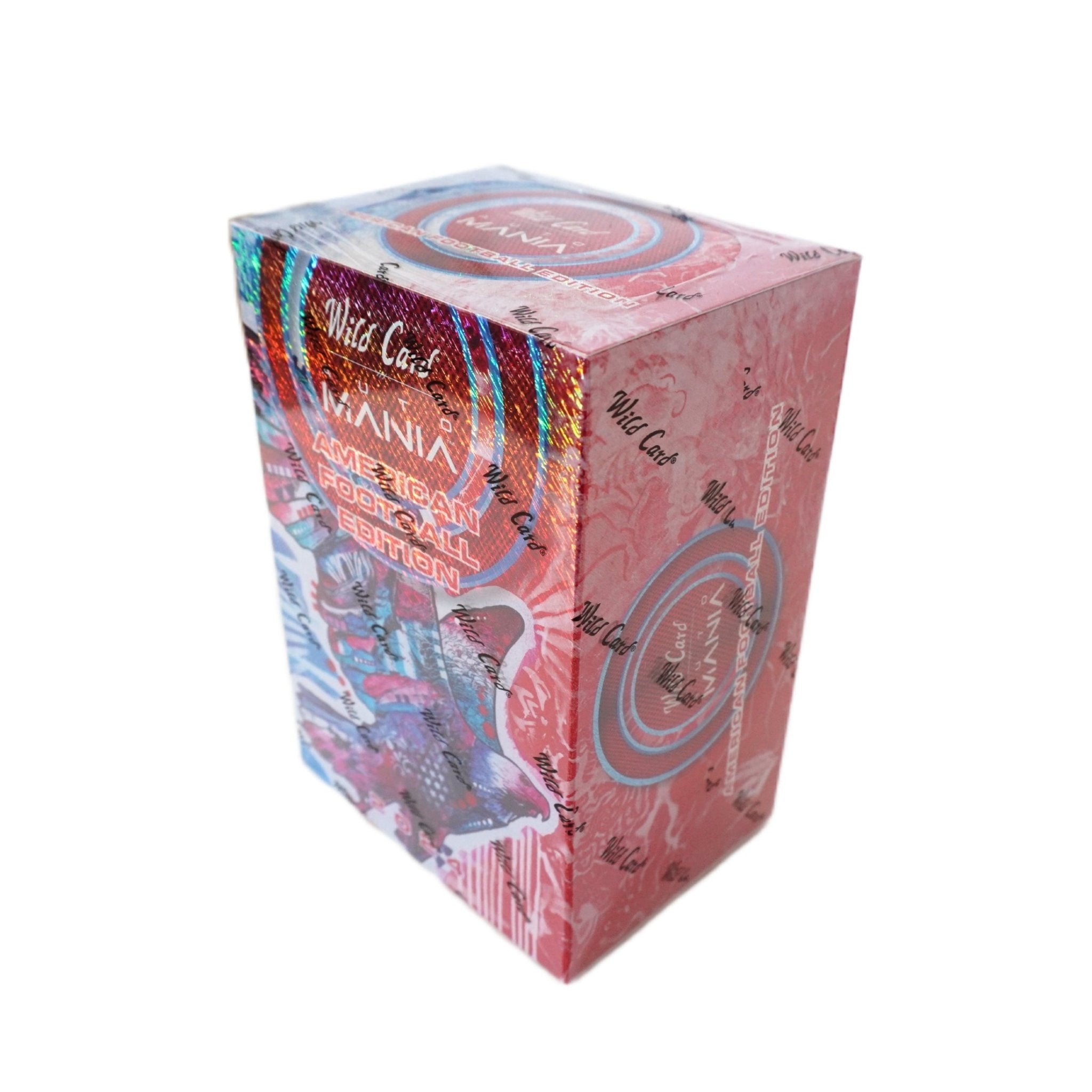 2024 Wild Card Auto Mania Football Edition Jumbo Box Rückseite – detaillierte Übersicht aller enthaltenen Football Sammelkarten und Autogramm-Hits, offizielles Wild Card Trading Cards Set 2024 entdecken und online kaufen