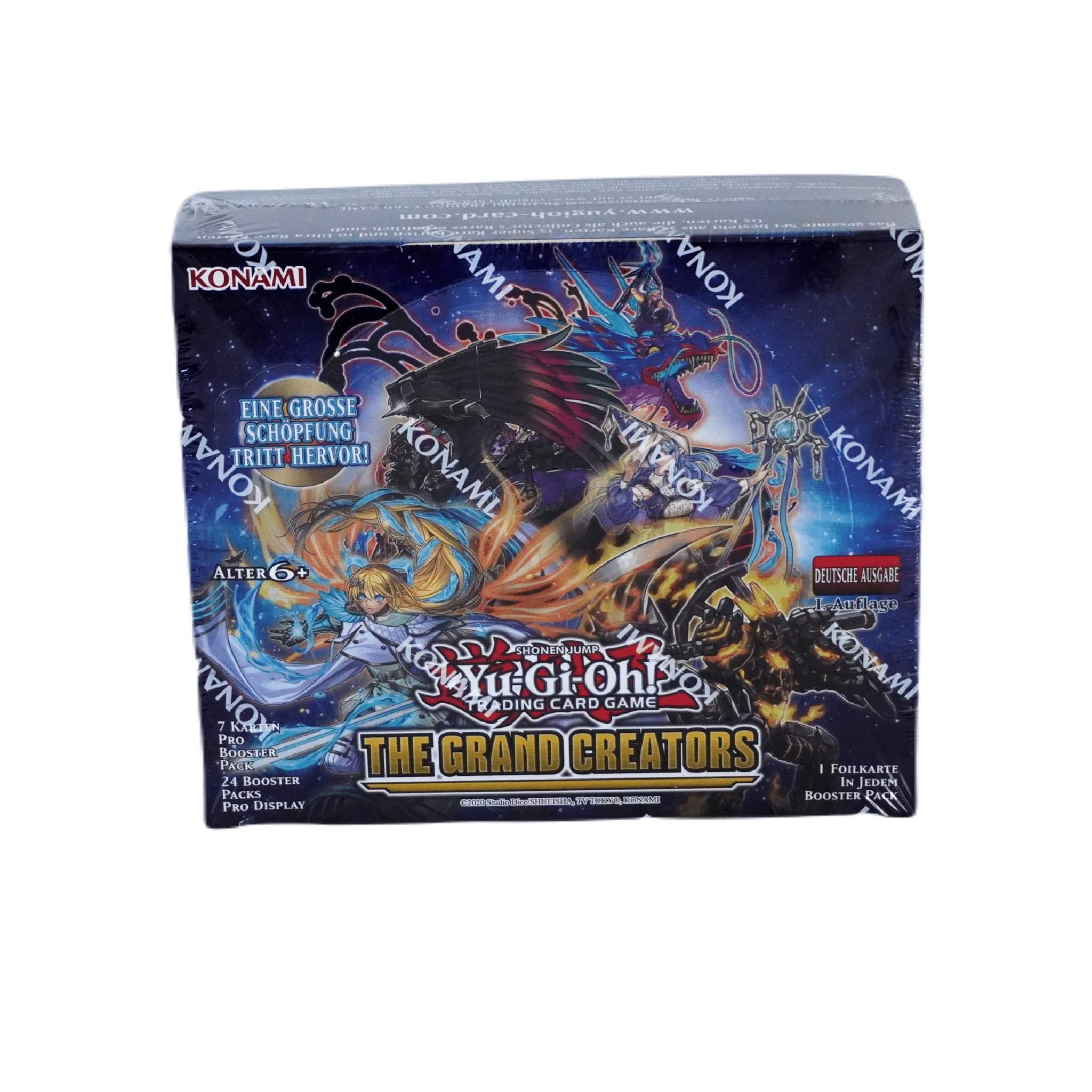 Yu - Gi - Oh! The Grand Creators Display Box (DE) – 1st Edition mit 24 Boostern & exklusiven Strategien – bei Habibicards kaufen